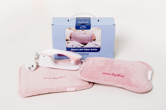 Electric Hot Water Bottle With Soft Cozy Hand Warmer Pouch